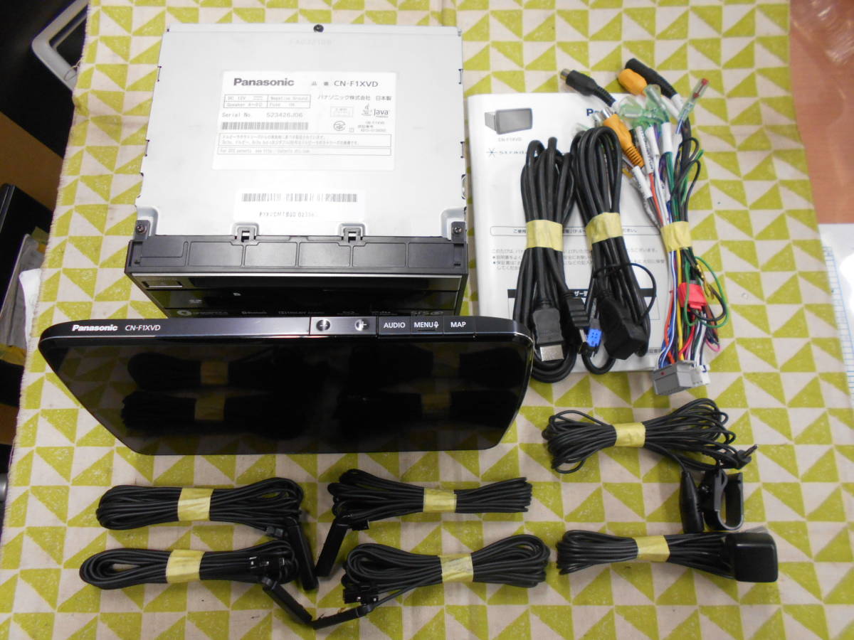 ま-139 1円スタート♪☆パナソニック CN-F1XVD☆メモリーナビ フルセグ 