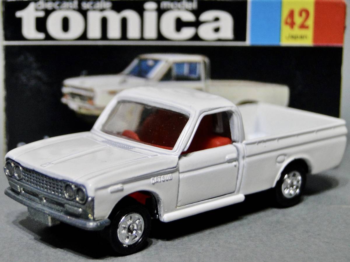 黒箱トミカ]ダットサン1300トラック(日本製)1Eホイール/ニッサン/日産