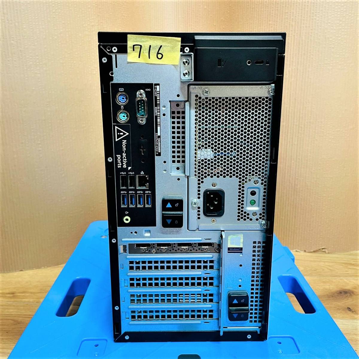 716 起動確認OK DELL Precision Tower 3630 Intel R Xeon R E-2136 CPU @ 3 ...