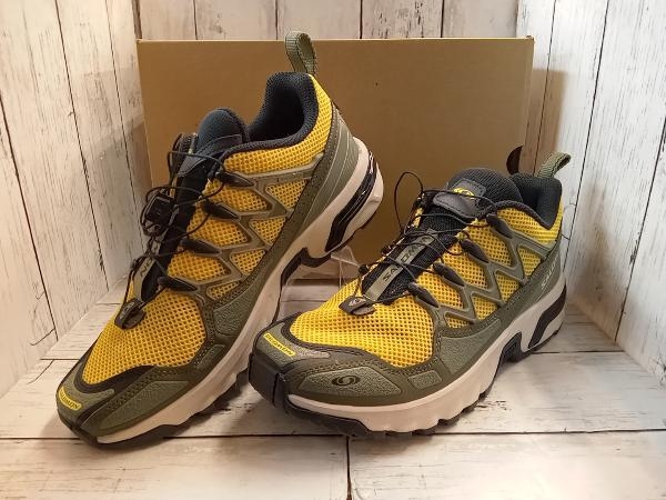 スニーカー salomon 471346 ローカット イエロー 28cm
