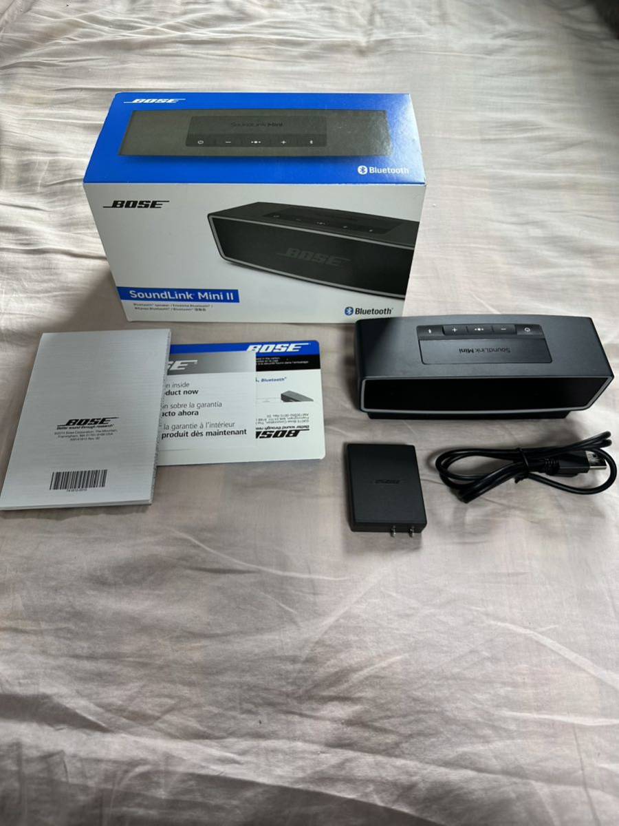 Bose 美品 Bose SoundLink Mini II ワイヤレス スピーカー 箱付 Bose 美品 Bose SoundLink Mini II ワイヤレス スピーカー 箱付