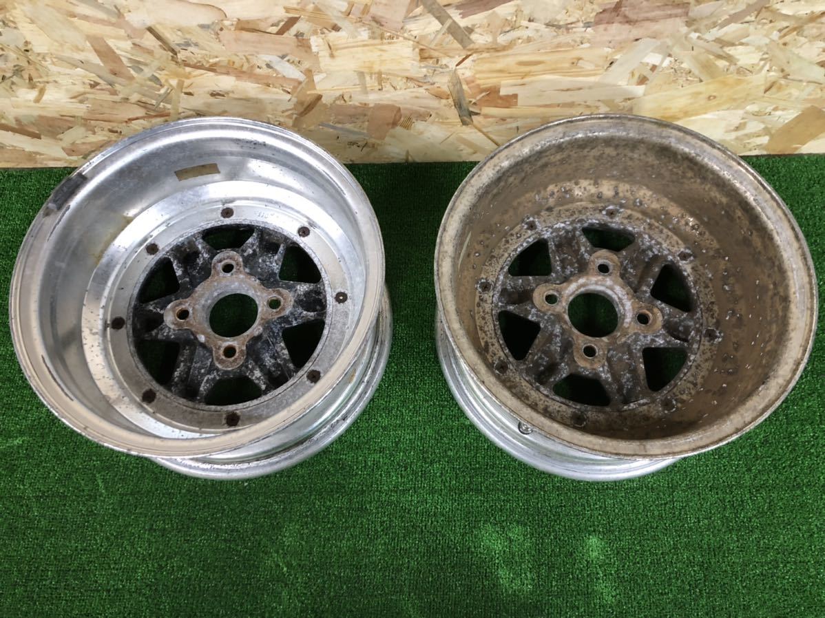 ロンシャン 4本 14インチ 6J 7J 110×4穴SSR 深リム 当時物 旧車 