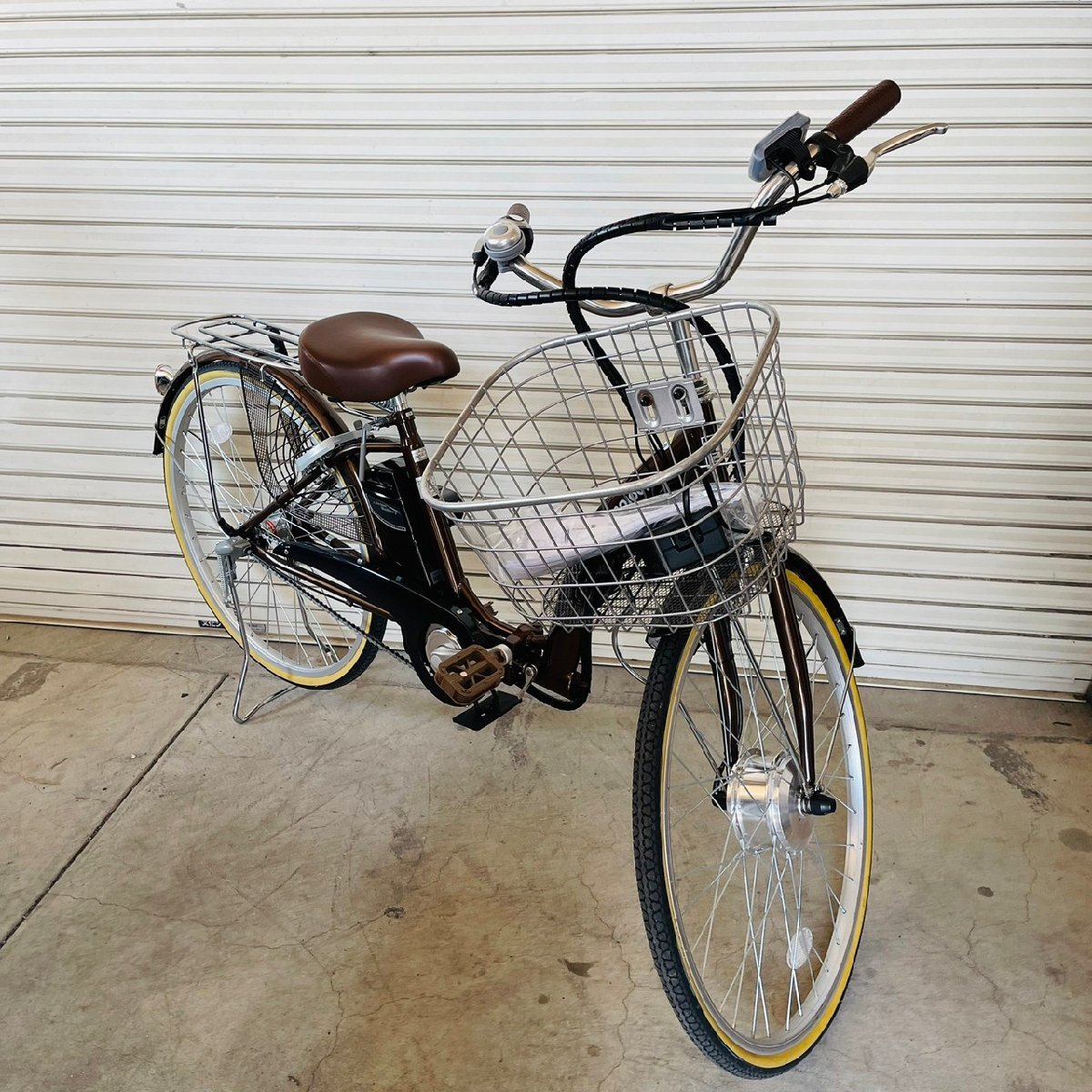 NH040187 21テクノロジー 電動アシスト自転車 DA263 チョコブラウン 26