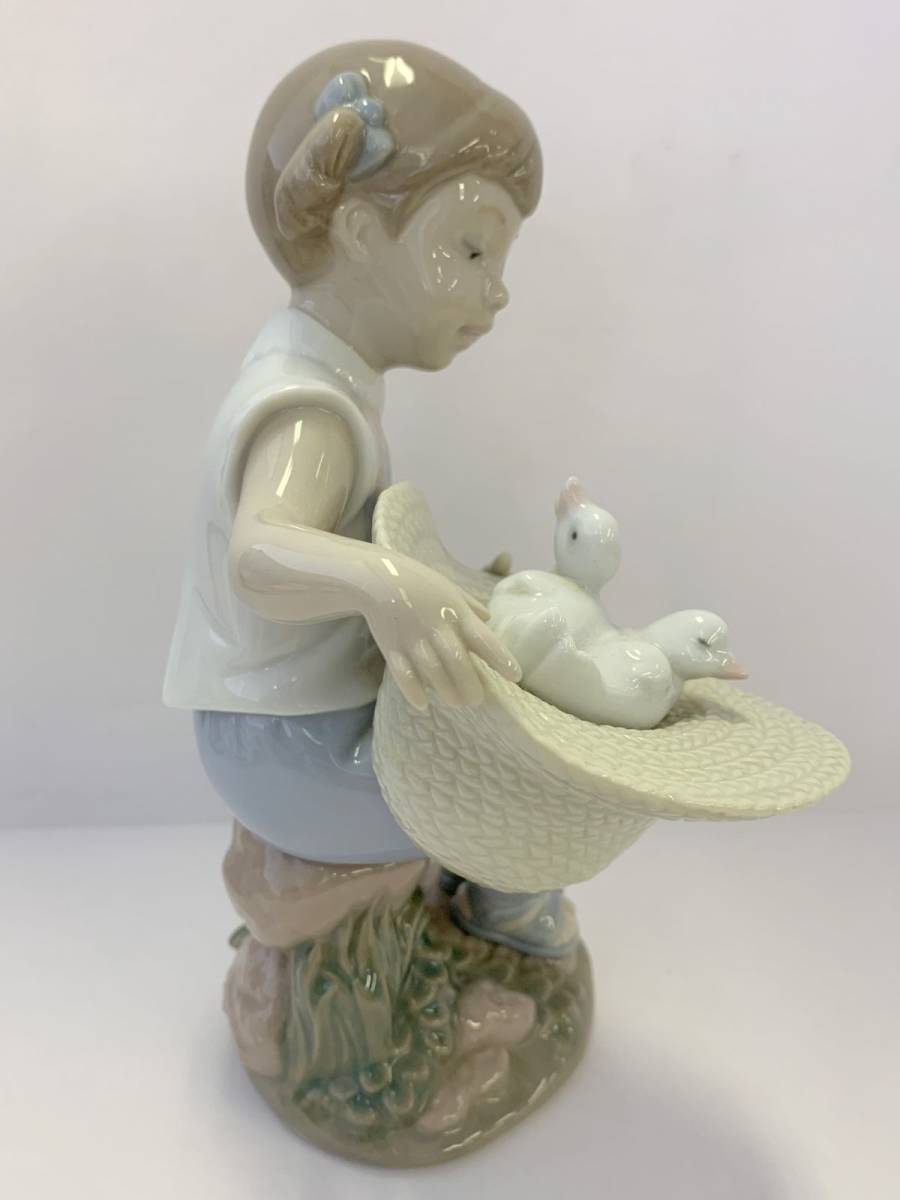 リヤドロ LLADRO フィギュリン 陶器人形 アヒルとおしゃべり What a
