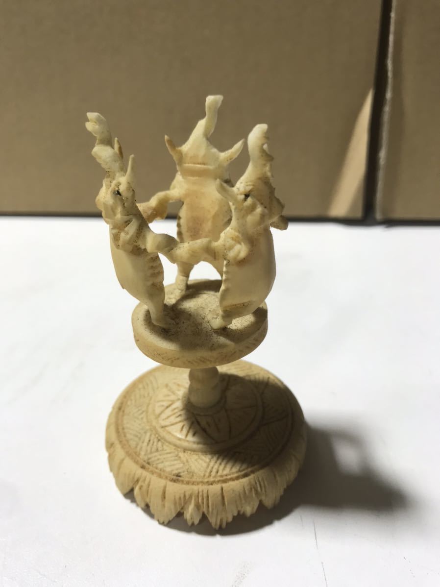 2735 天球儀 龍文 彫刻 置物 層球 美術品 透し彫り細工 中国美術 2735