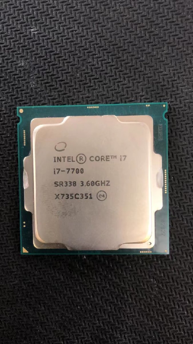 CPU インテル Intel Core I7-7700 プロセッサー 中古 動作未確認