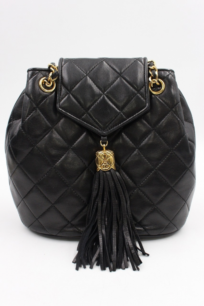 行董】 CHANEL シャネル マトラッセ チェーンショルダーバッグ