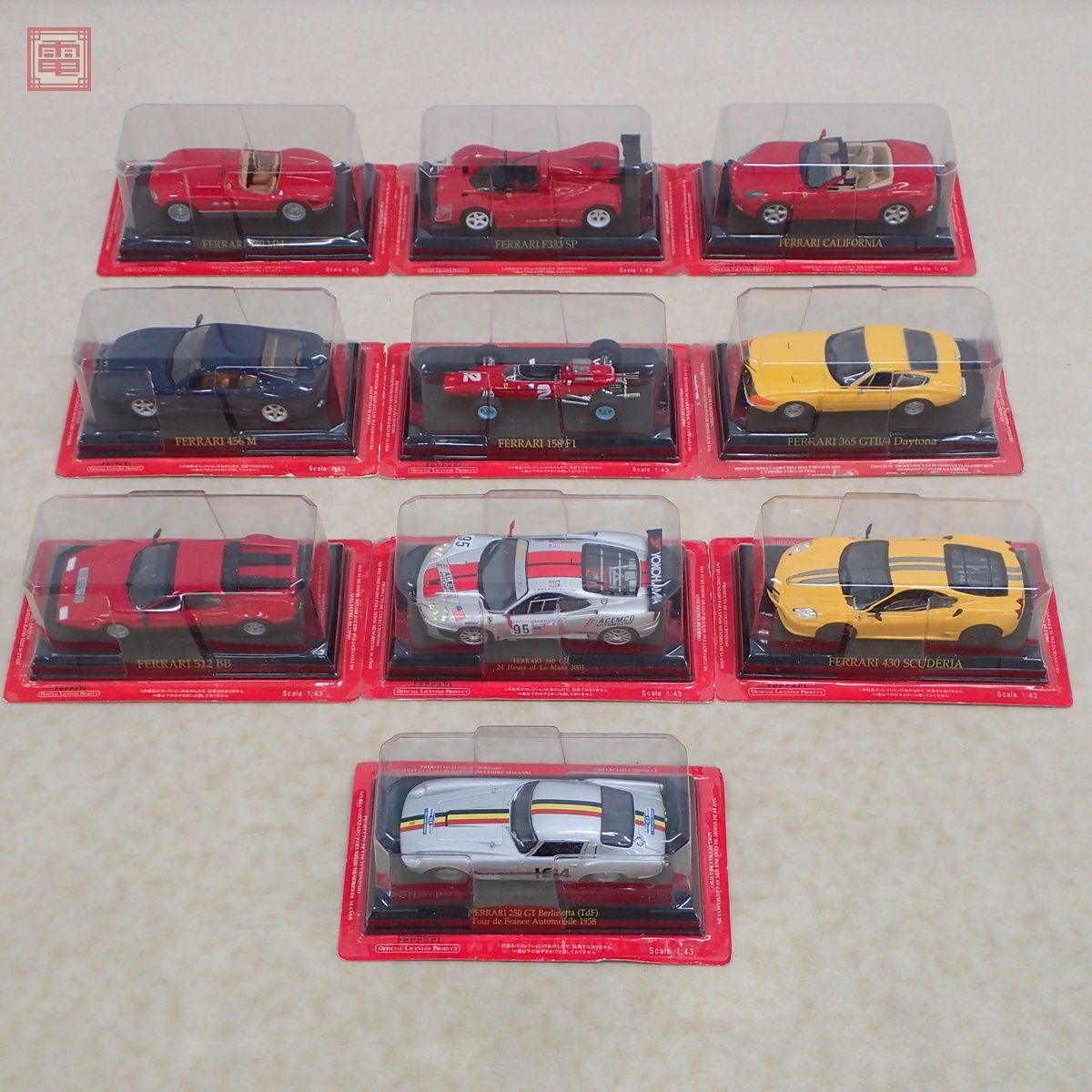 未開封 アシェット 1/43 Ferrari フェラーリコレクション 全105 未開封 アシェット 1/43 Ferrari フェラーリコレクション 全105