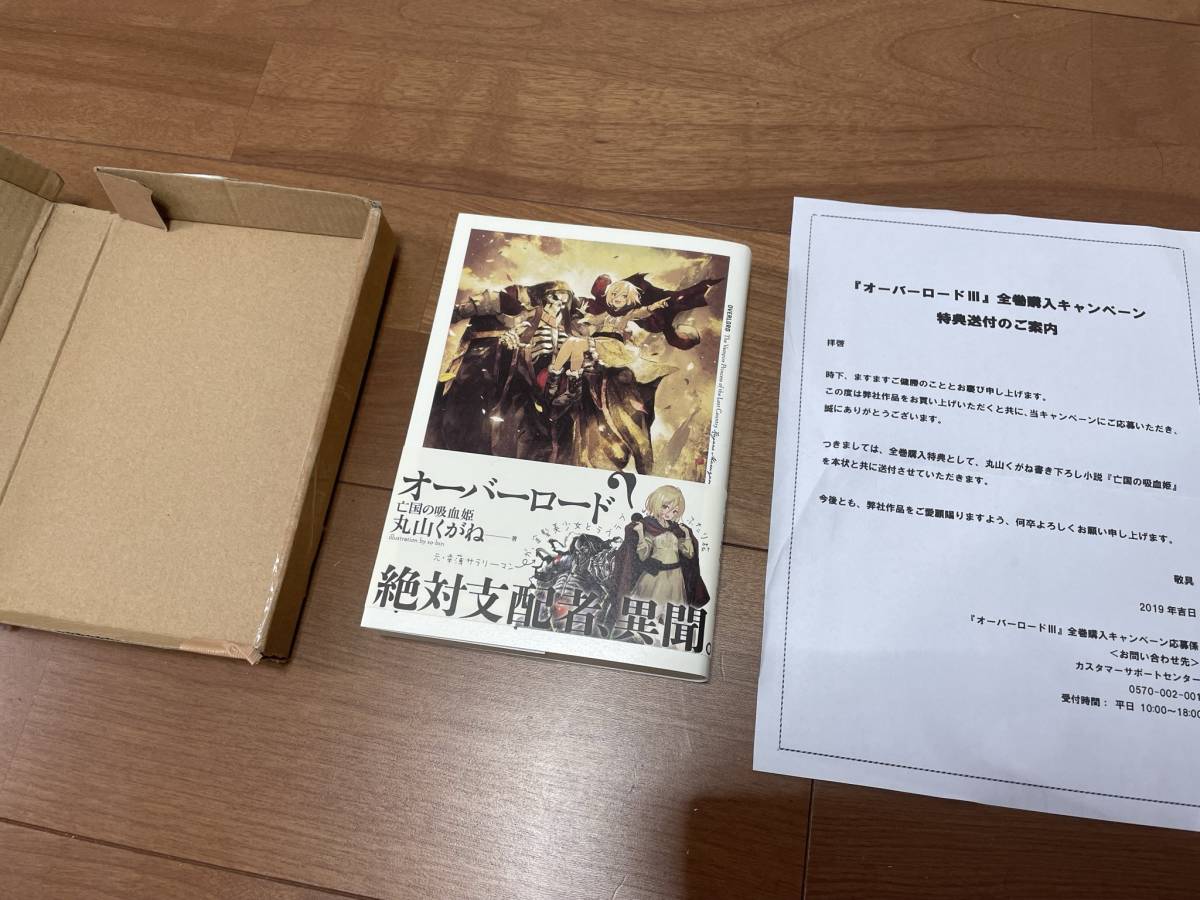 オーバーロード　亡国の吸血姫　美品　送料無料　箱あり