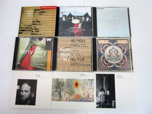 5054R◎CD テリー・ライリー 9点セット Reed Streams/Les Yermes&Lifespan/Music for The Gift/in c など Terry Riley◎中古