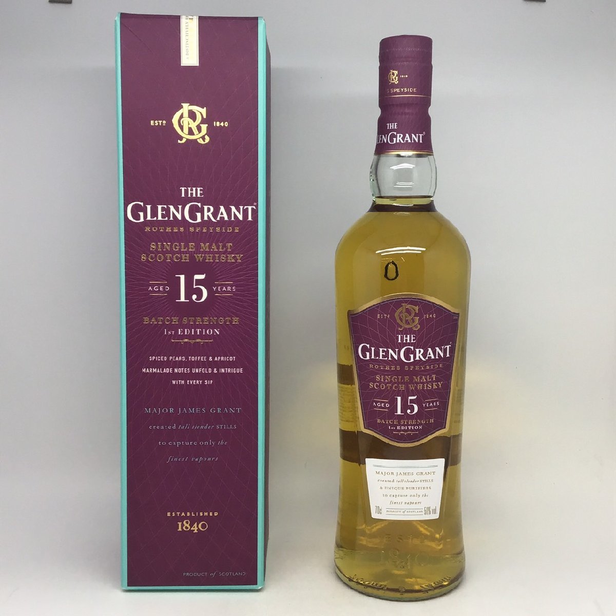 未開栓 グレングラント 15年 箱付 700ml 50％ RM-12-3-139164-A