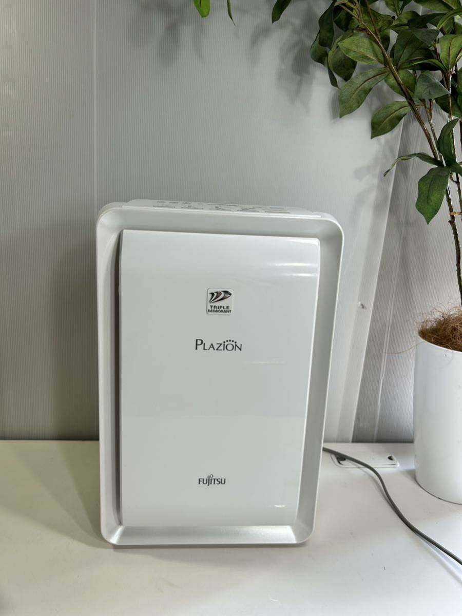 21年製極美品富士通ゼネラル プラズマイオン U V 加湿脱臭機 適用畳数：～20畳/PM2.5対応/ホワイト】DAS-303K-W No.552