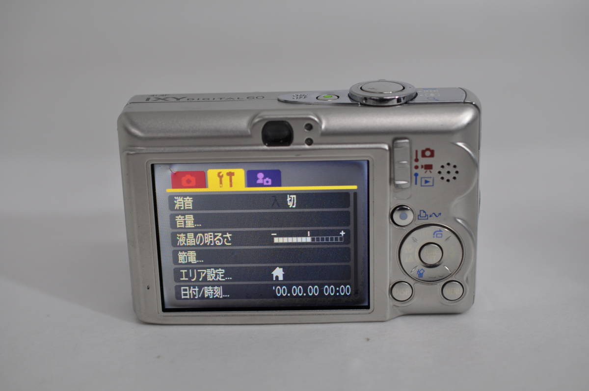 動作品 キャノン Canon IXY DIGITAL 60 コンパクトデジタルカメラ 管