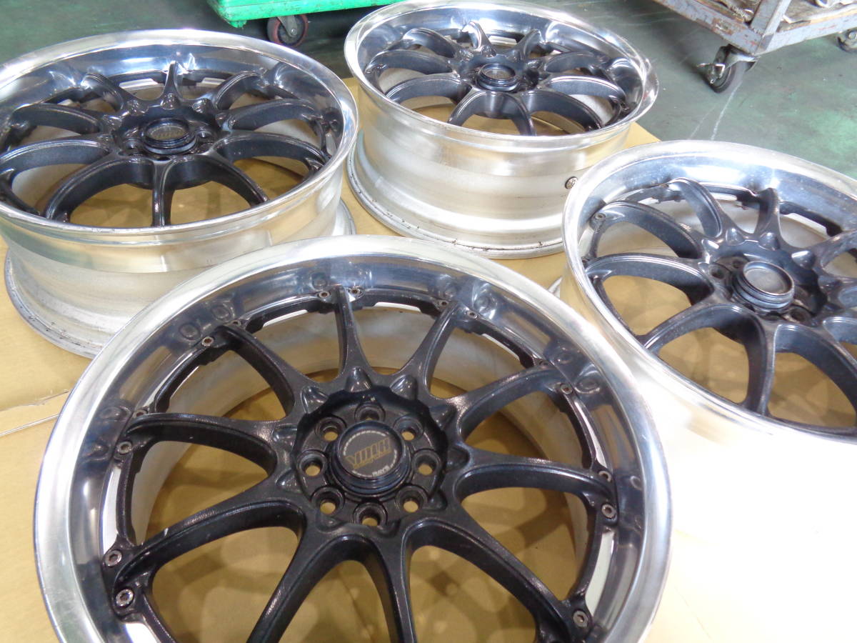 RAYS VOLK GT-N 18×7.5J 100-4H +38 4本 中古 ボルクレーシング 18 