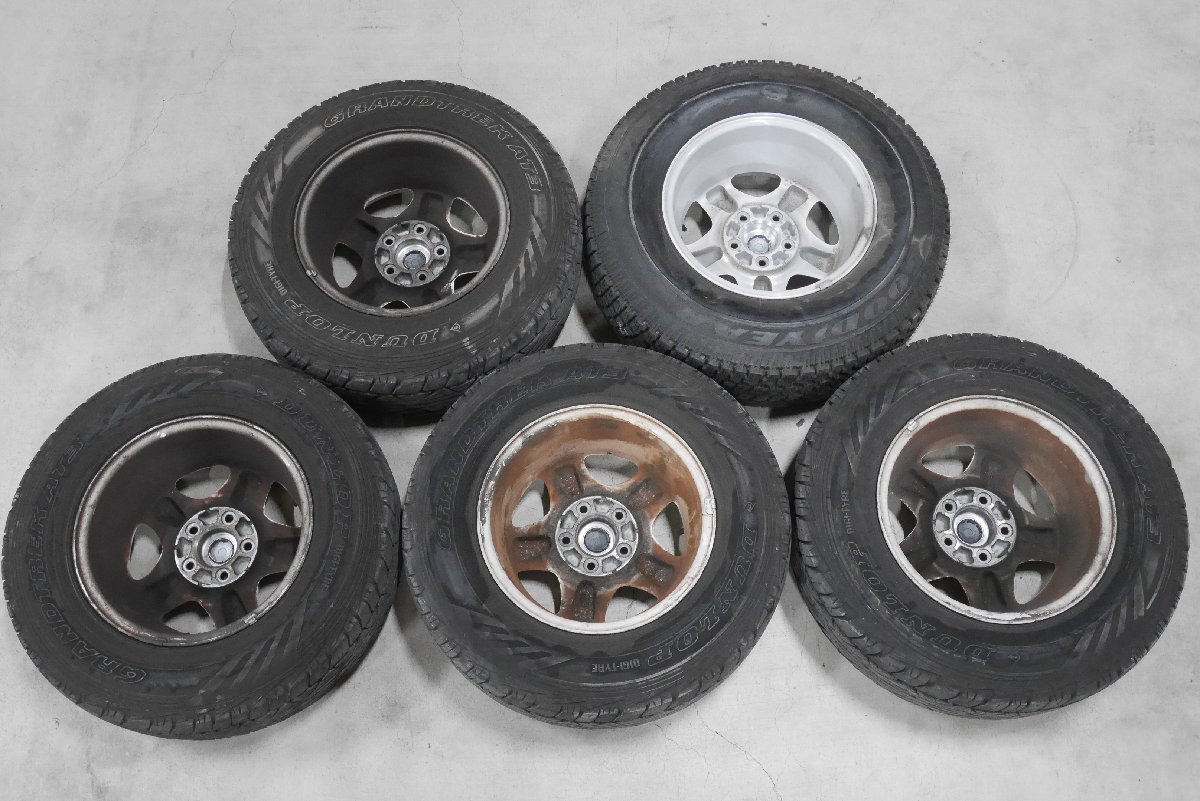 中古 215 75 R15 JEEP タイヤ TJ ラングラーに 中古 ホイール＆タイヤ 