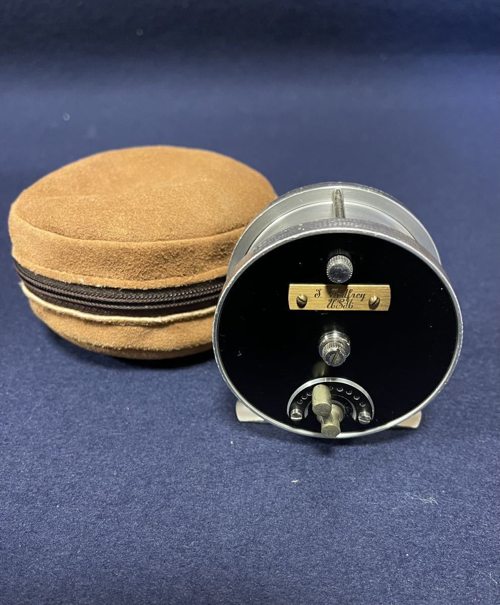 Ted Godfrey テッド・ゴドフリー Fly Reel 1980年代 アルミフレーム Vintage hand made by Maryland◆入手困難◆フライフィッシング 渓流 