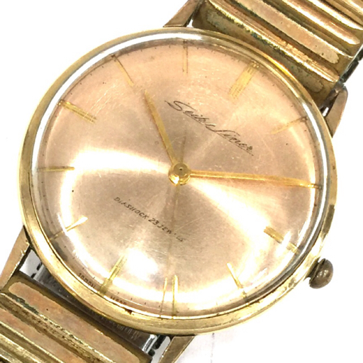 ライナー セイコー 23石 DIASHOCK 手 SEIKO LINER Seiko 18K金無垢