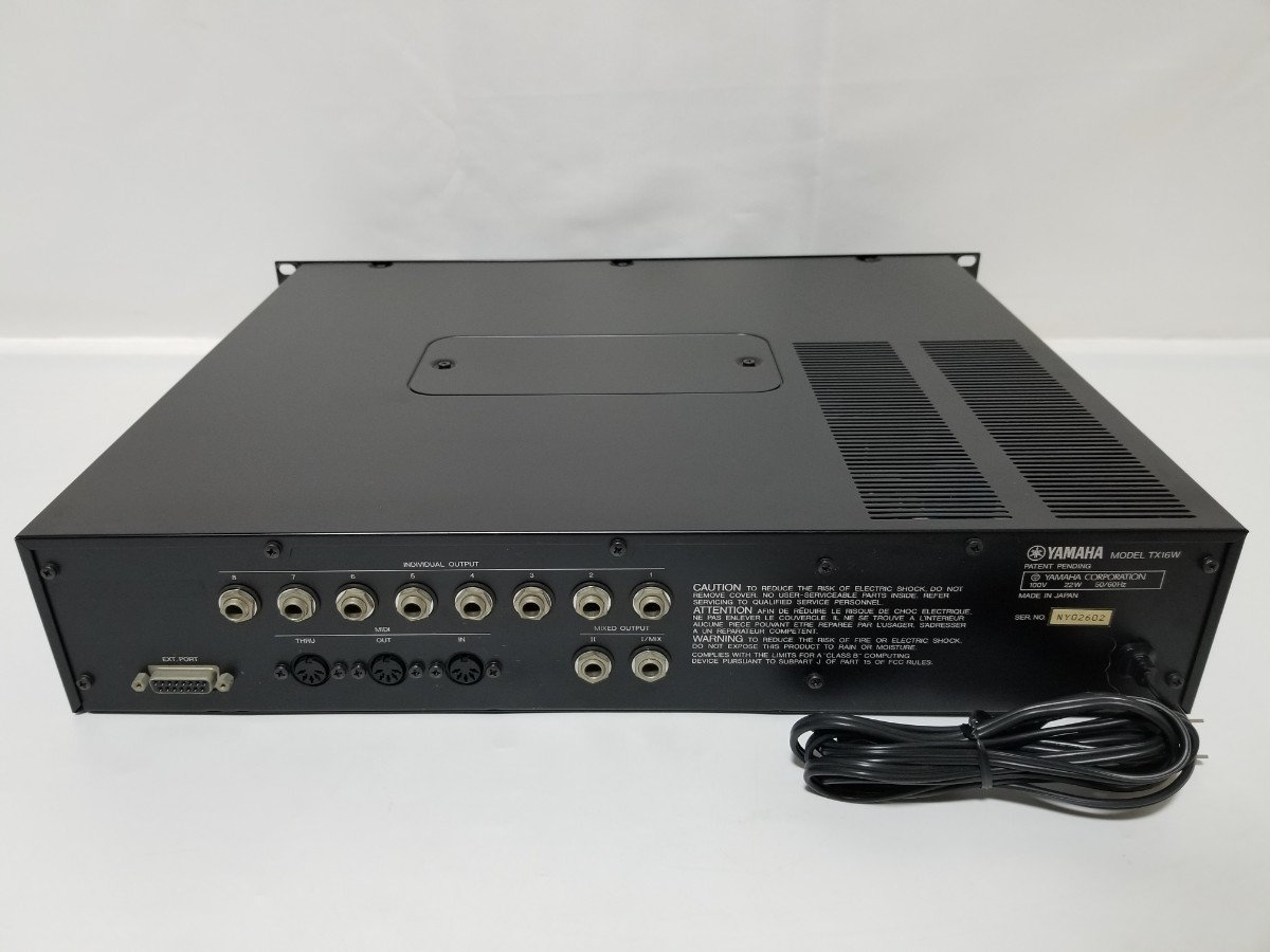 美品 YAMAHA TX16W ヤマハ サンプラー シンセサイザー 音源モジュール