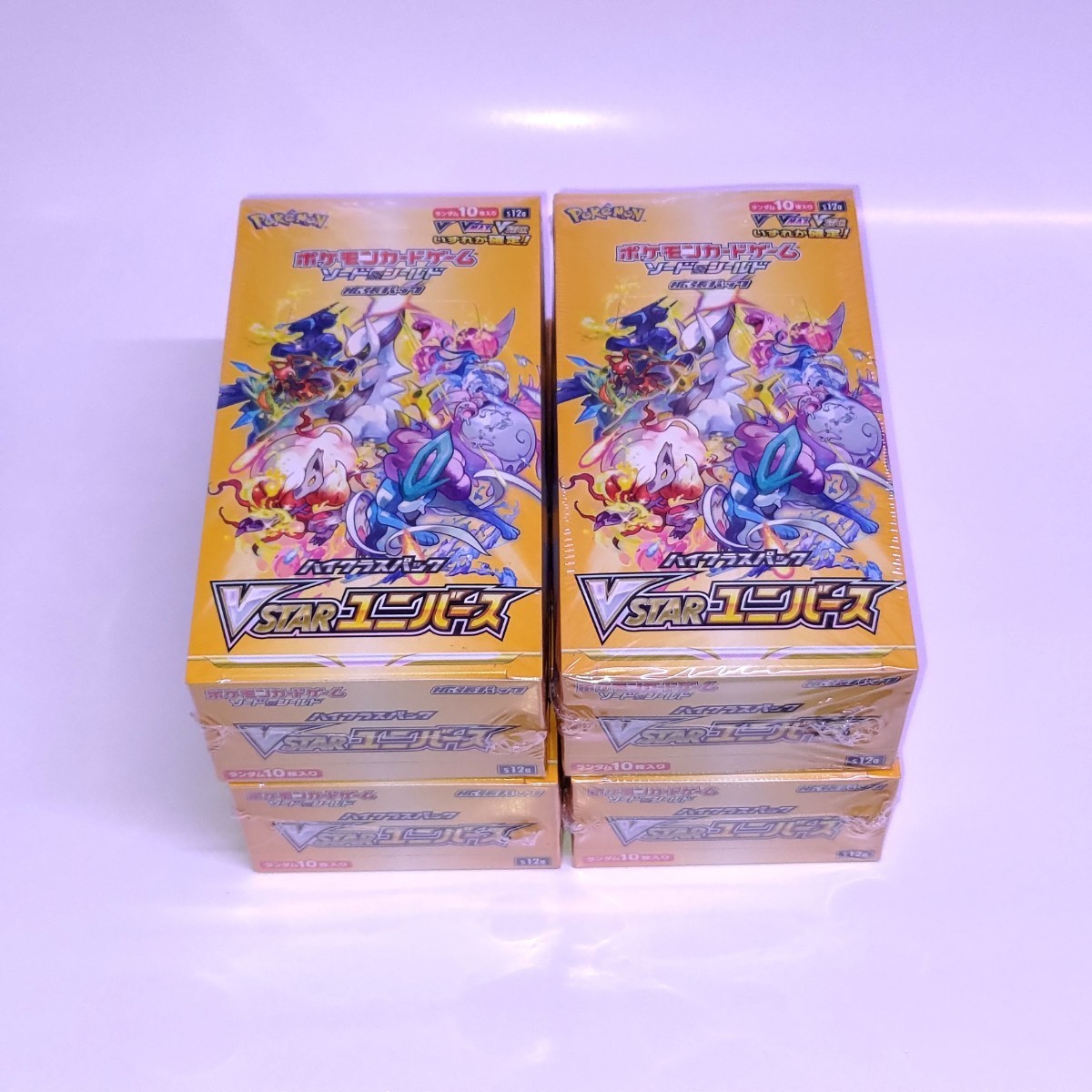 ポケモンカード　Vstarユニバース　ソード＆シールド　4BOX　新品未開封　シュリンク付　Pokemon
