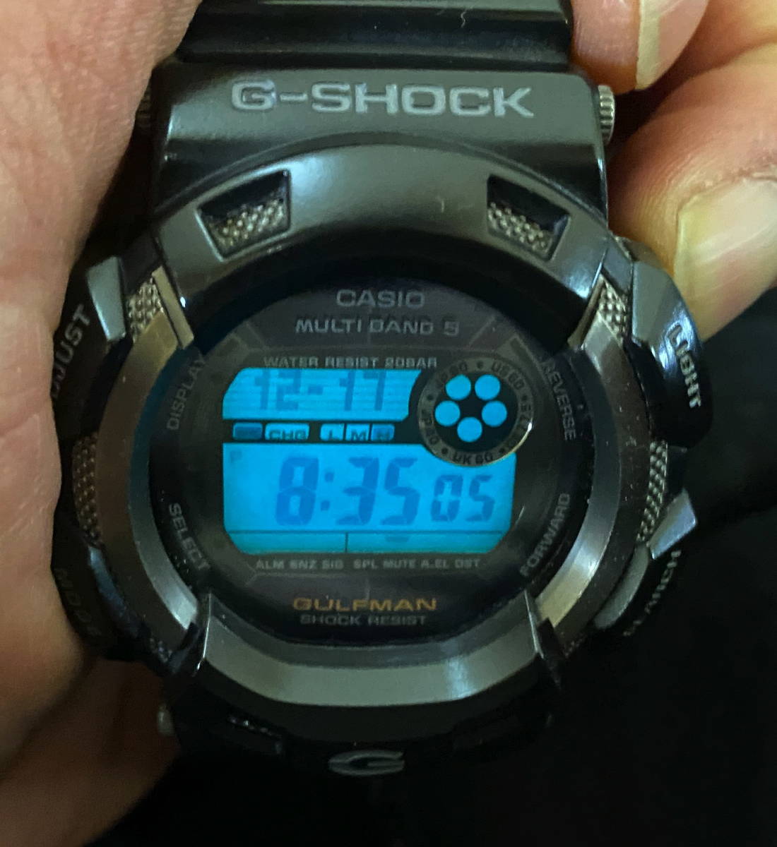 電波ソーラー CASIO G-SHOCK Master of G 初代GULFMAN GW-9100-1JF