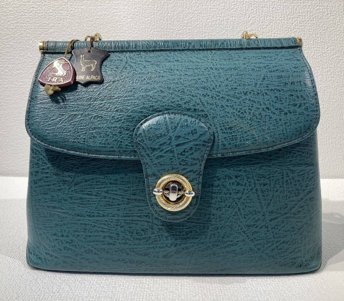 4477』EAGLE イーグル JRA GENUINE ALPACA アルパカ グリーン 