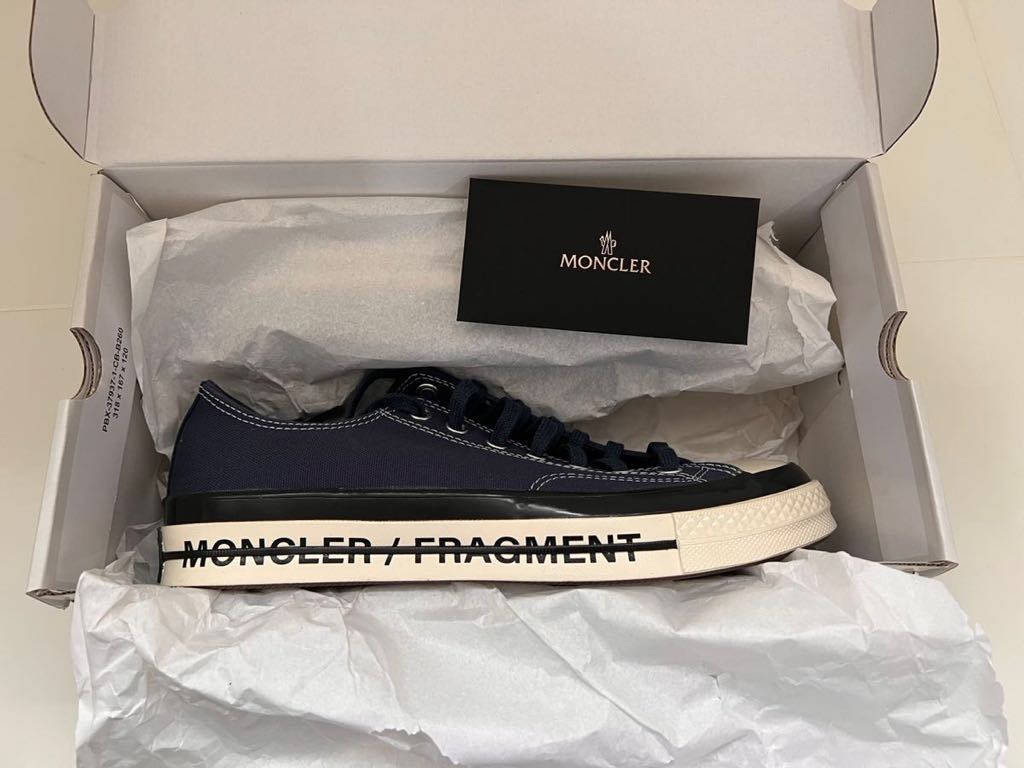 MONCLER CONVERSE x FRAGMENT モンクレール コンバース フラグメント fraylor canvas navy 27cm 藤原ヒロシ 