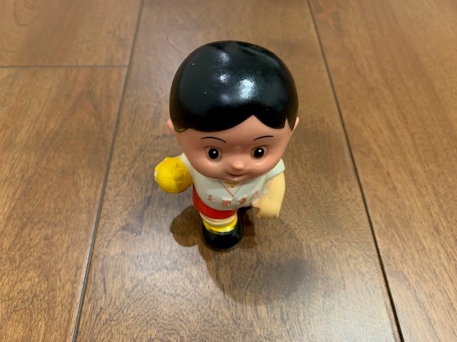 貯金箱 富士銀行 昭和レトロ ソフビ人形 ボクちゃん ソフビ ソフビ貯金