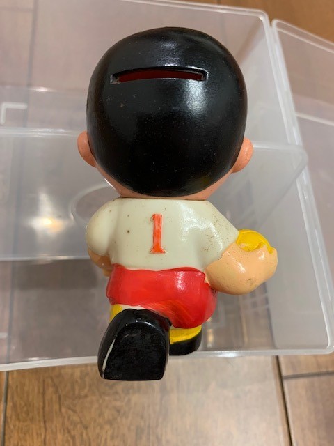 貯金箱 富士銀行 昭和レトロ ソフビ人形 ボクちゃん ソフビ ソフビ貯金