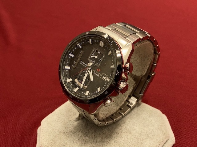 52253 稼働品 CASIO EDIFICE EQW-A1100 メンズ腕時計 電波ソーラー