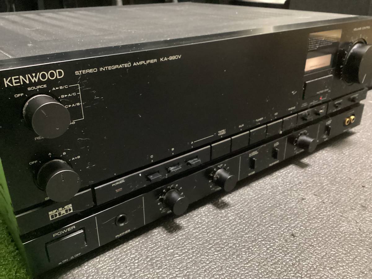 KENWOOD プリメインアンプ ＜ジャンク品＞＜再度値下げ＞ プリメインアンプ ケンウッド KA-990V KENWOOD △営AD194-120