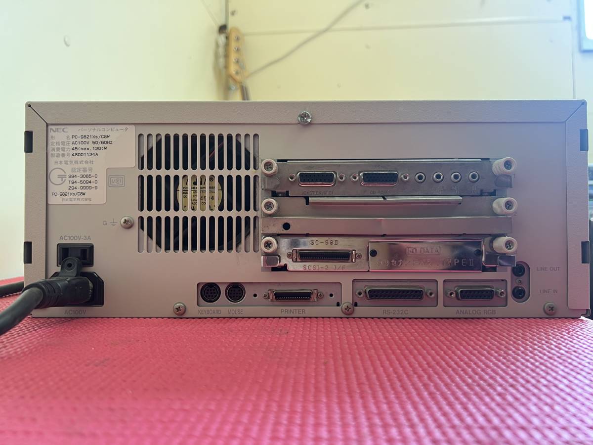 NEC PC-9821Xs⁄C8W - デスクトップPC 旧型 Yahoo!オークション 通電OK