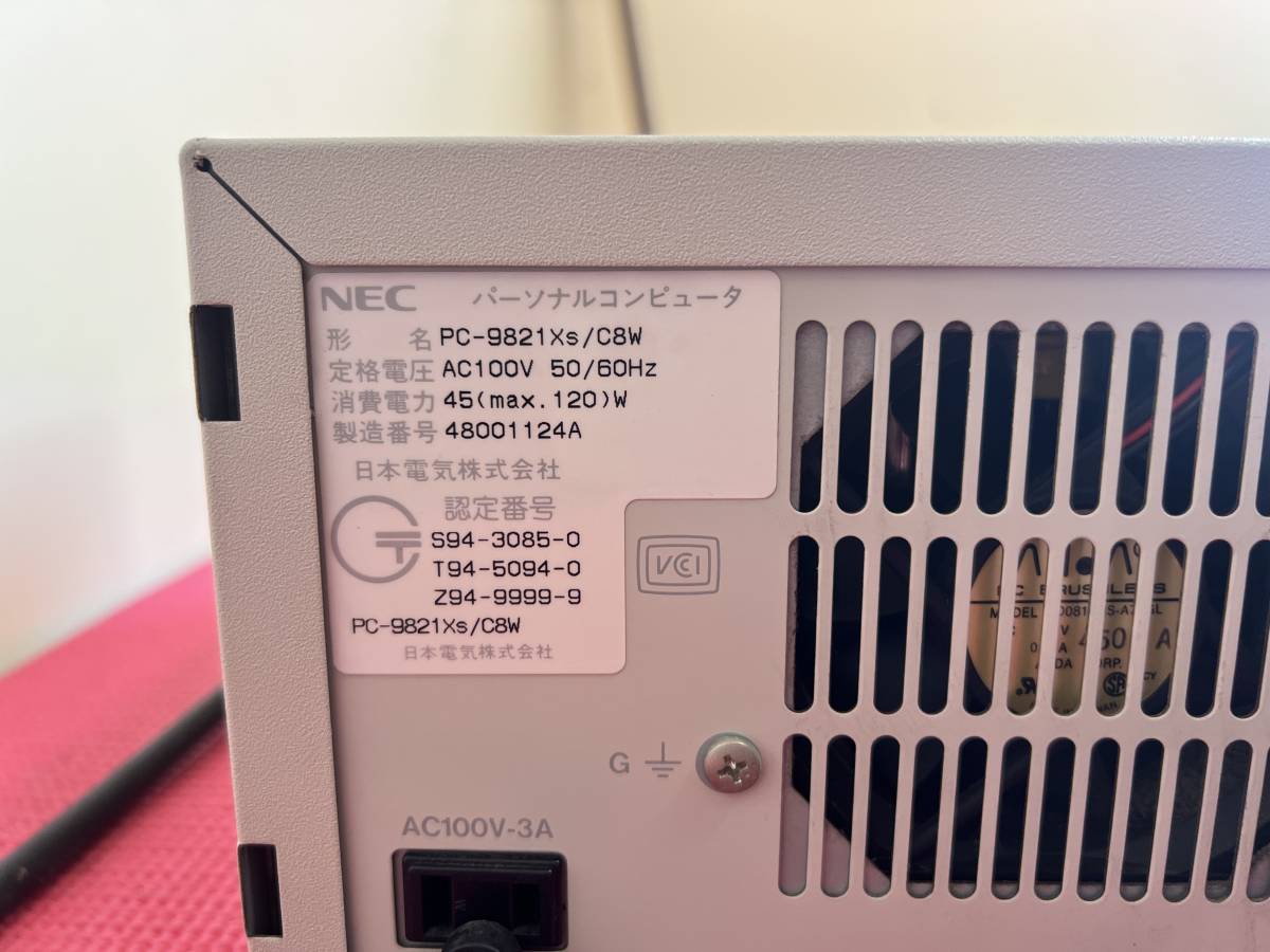 NEC PC-9821Xs⁄C8W - デスクトップPC 旧型 Yahoo!オークション 通電OK