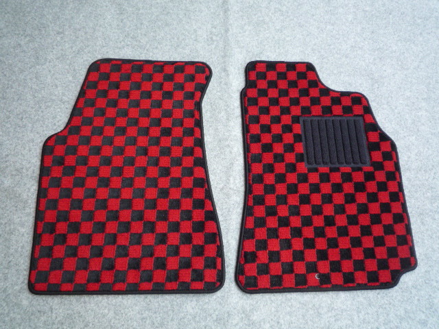 ニッサン☆シルビア Ｓ１３/Ｓ１４/Ｓ１５ フロアマット フロント 新品 選べるカラー4色　A/-chr①+⑩３