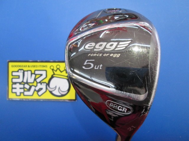 GK三好◆620【激安価格!!!】プロギア eggユーティリティ 2017◆オリジナルカーボン◆M-40（SR相当）◆21度◆5UT◆エッグ◆PRGR◆