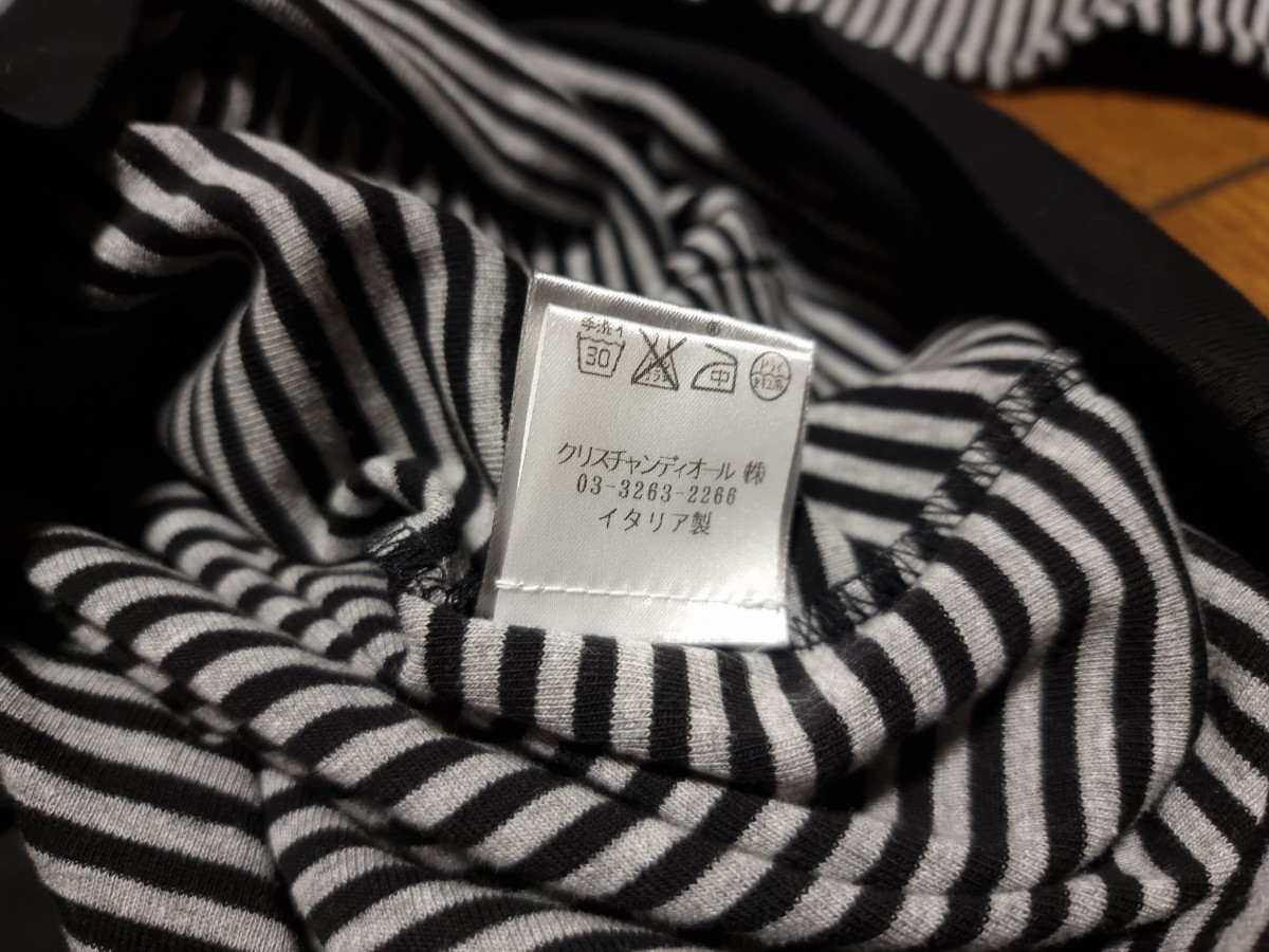 Dior homme ディオールオム エディ期 蜂刺繍ボーダーパーカー エディ
