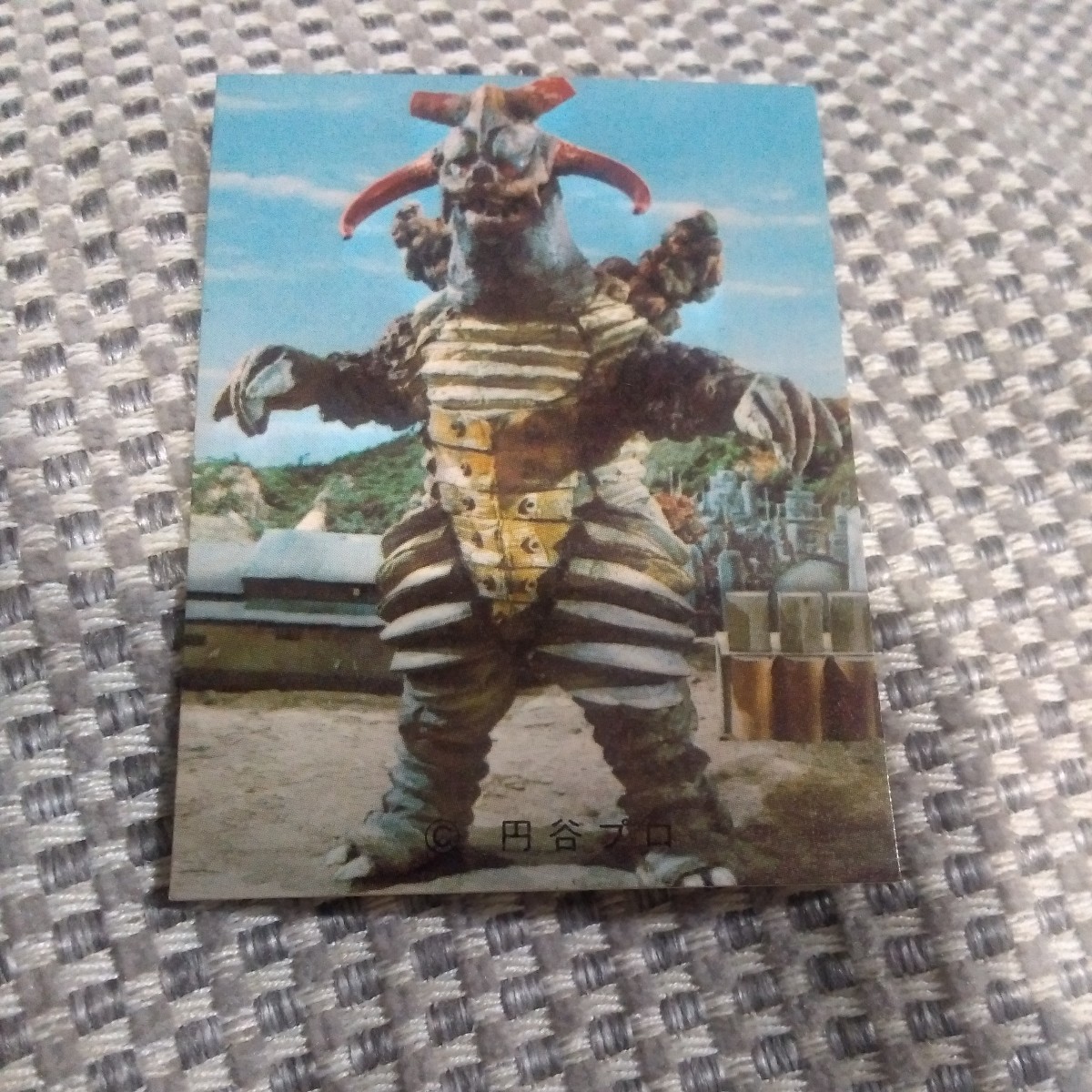 旧カルビー ウルトラマンA No.181 ギタギタンガのからだ SU6　昭和レトロ　現状品　当時物　カルビー テレビ スナック(新カード)