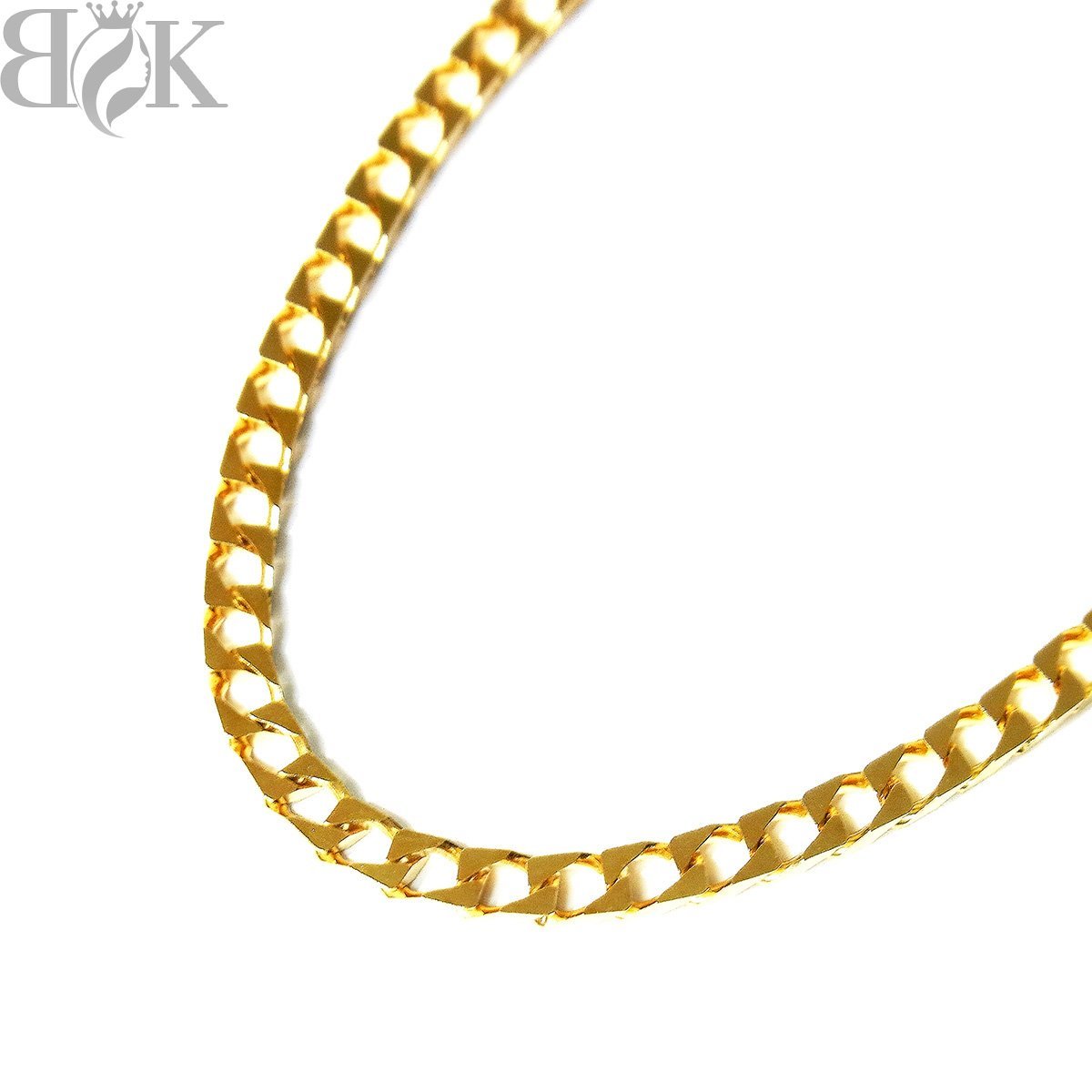 美品 750 K18 デザインネックレス イエローゴールド 全長約50.0cm 総 