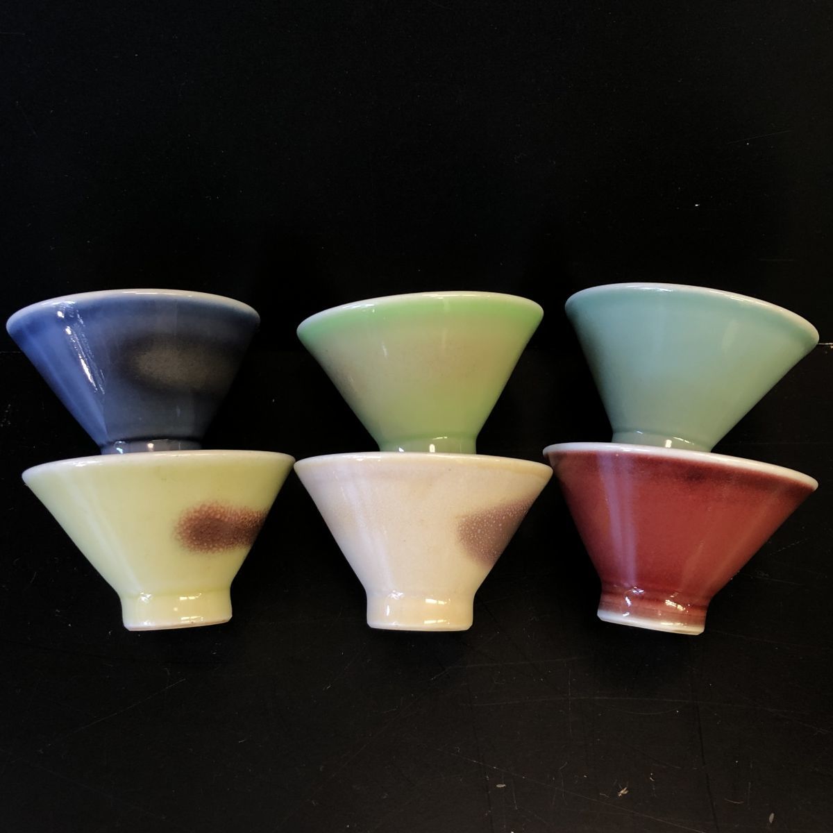 限定SALE，正規品 遠州七窯 朝日焼 窯変 色変わり 酒器 6客揃い J304-098#60(酒器)｜売買されたオークション情報、yahooの商品情報をアーカイブ公開 - オークファン 京焼