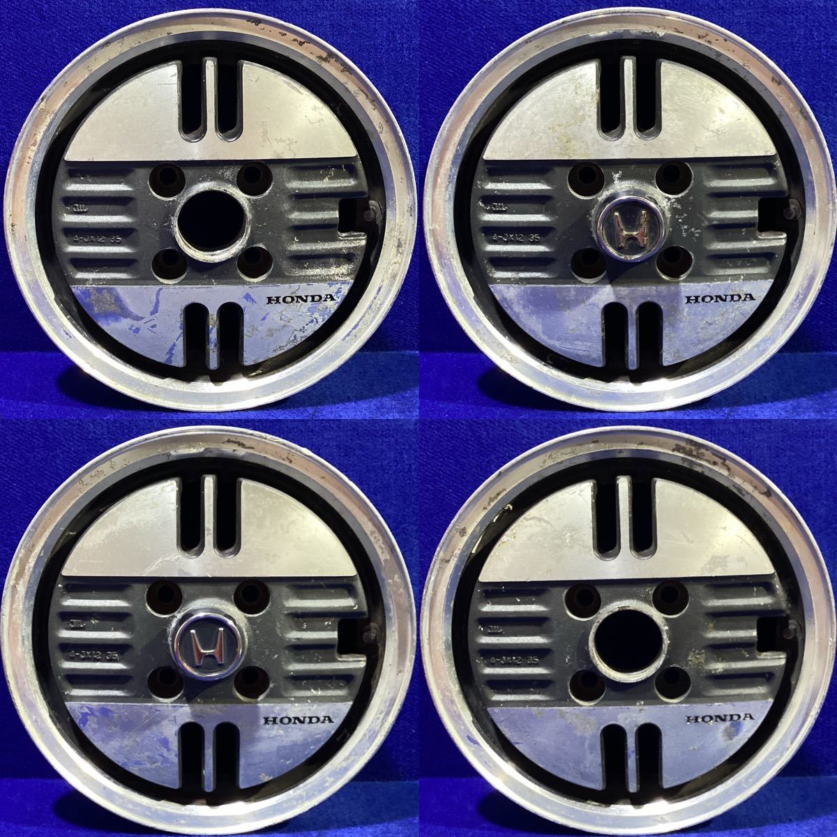 ホンダ シティ純正 12インチ 旧車ホイール 12x4J/オフセット+35/PCD100