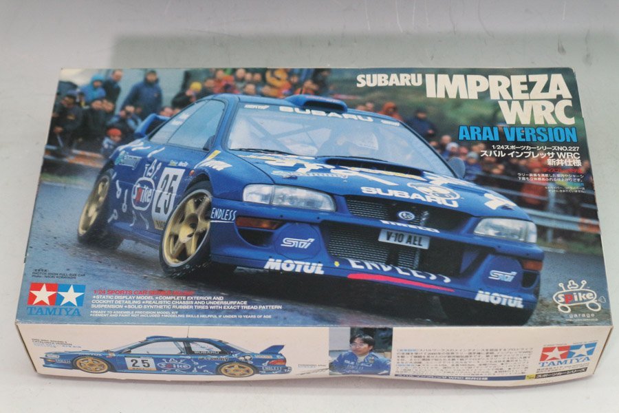 ★未組立 保管品 タミヤ★1/24 スバル インプレッサ WRC 新井仕様 ARAI VERSION プラモデル★◆568f05