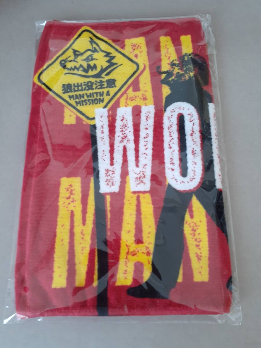 MAN WITH A MISSION マンウィズ W.O.Pツアータオル レッド ／ Tシャツ