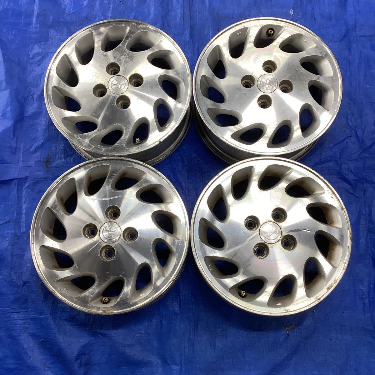 W949D5K] トヨタ デュエット純正アルミホイール 14×5J +40 14インチ 4 
