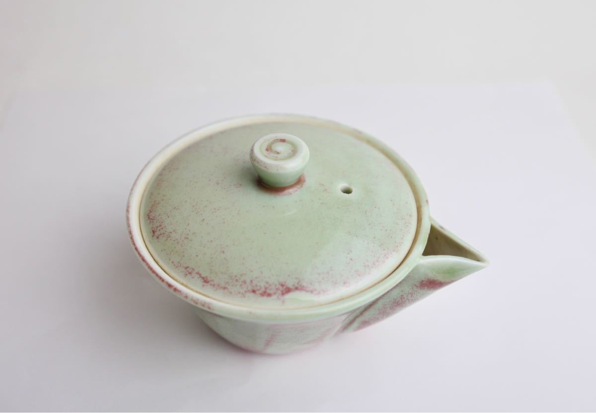 朝日焼 七十三代 朝日光斎 窯変 宝瓶 煎茶器 煎茶道具 茶道具 急須