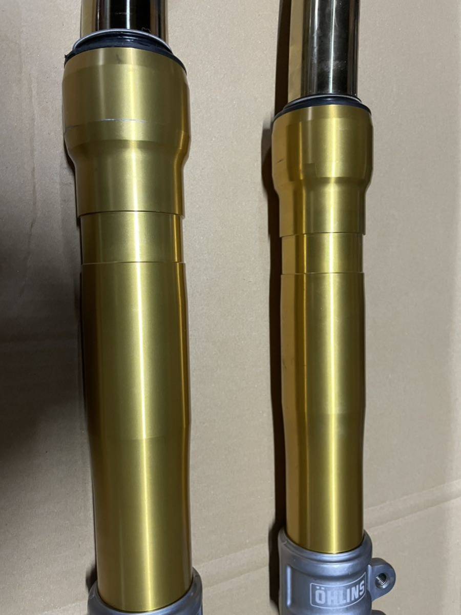 オーリンズ OHLINS 正立フロントフォーク ゴールド XJR1300 ジャンク