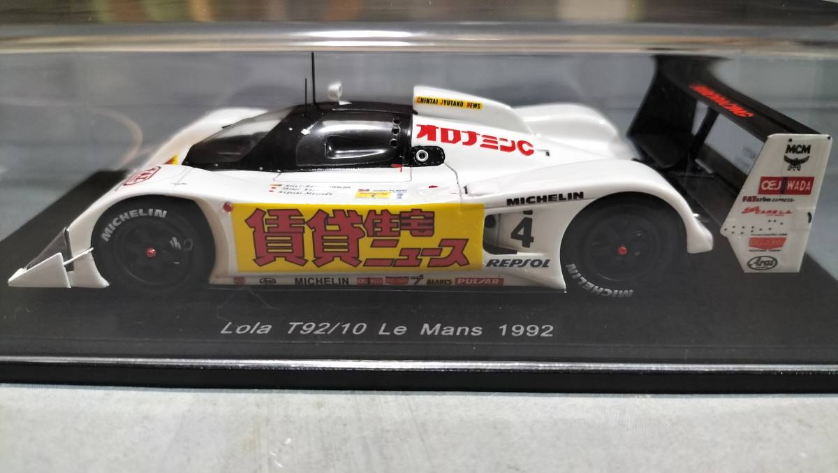 1/43 ローラT92/10 1992LM 1⁄43 0 Lola Zwolsman No.3 T92-10.01