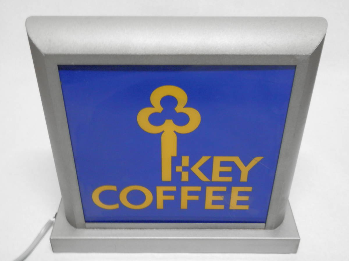 KEY COFFEE 看板 ライトアップサイン KEY COFFEE キー コーヒー 電飾 看板 卓上 レトロ KEYCOFFEE キー