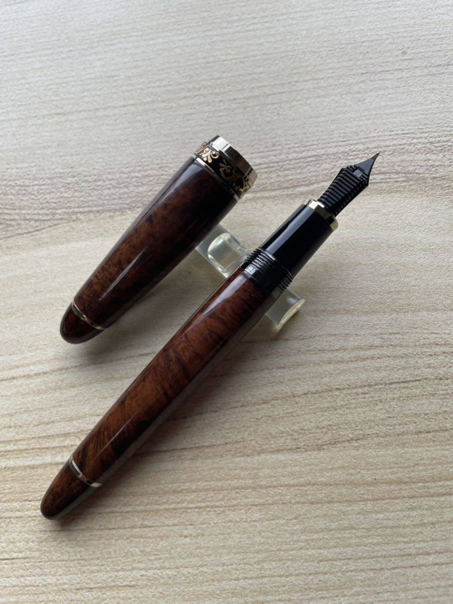 セーラーSAILOR万年筆 粗く オレンジ系 昭和レトロ ビンテージ 