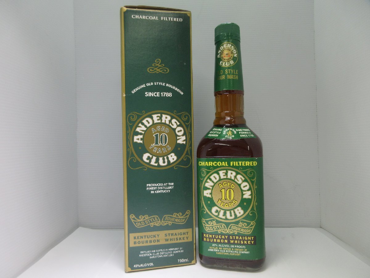 10年 CLUB ANDERSON 750ml アンダーソンクラブ バーボン クラブ