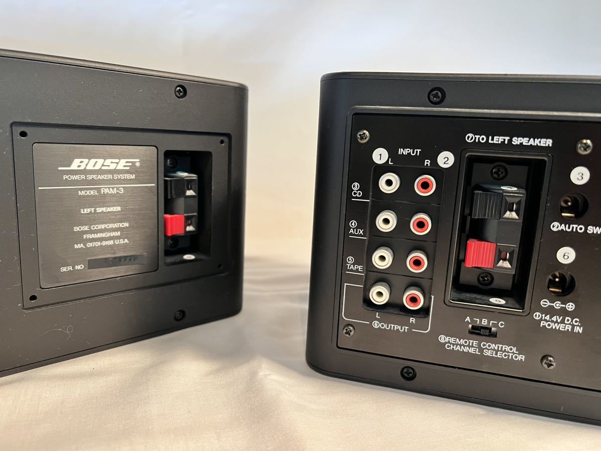 ○BOSE PAM-3パワースピーカーシステム ペア○ボーズパワード