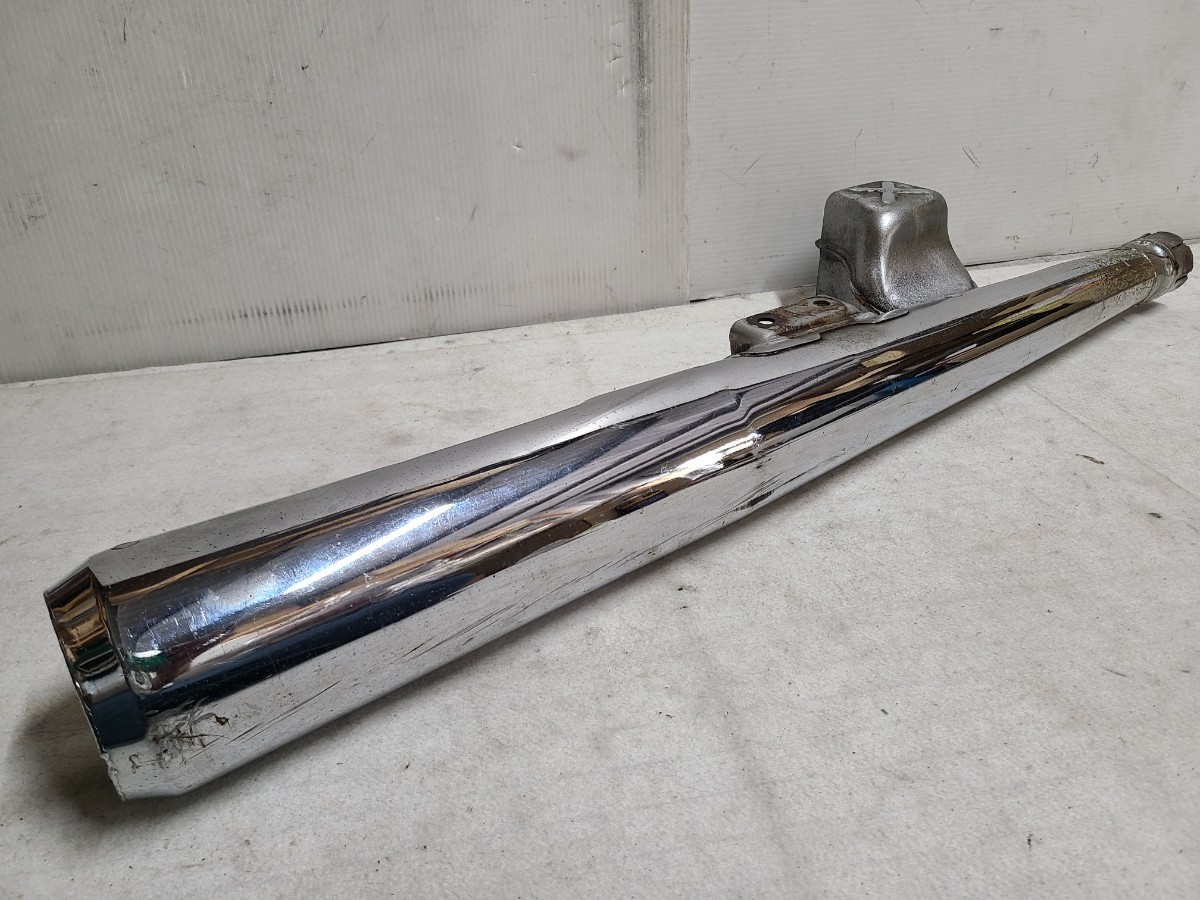 HOT，定番 SR400 キャブ車 純正マフラー サイレンサー YAMAHA 3GW-14711